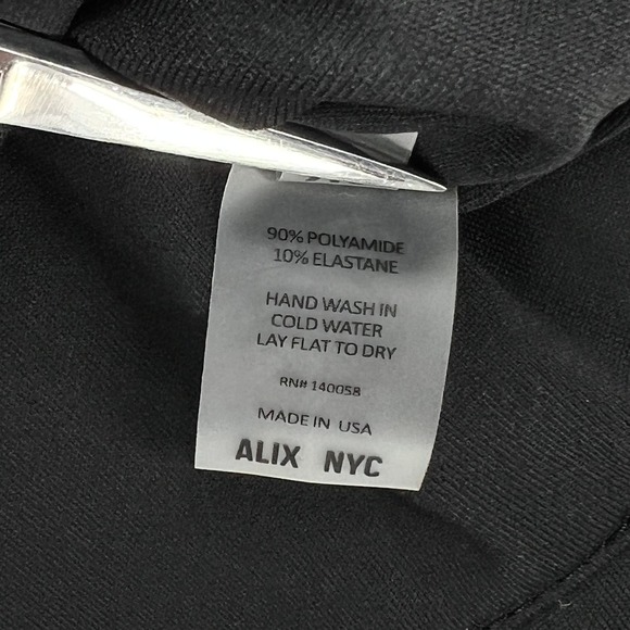 ALIX NYC Jodie Long Jumpsuit Womens XS Black Sleeveless Cut Out One Piece Racer - Picture 10 of 16